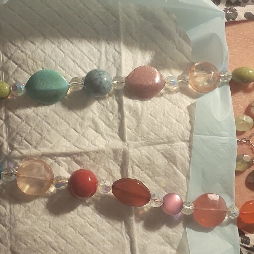 Handmade By Me, Multicolor Beaded Necklace